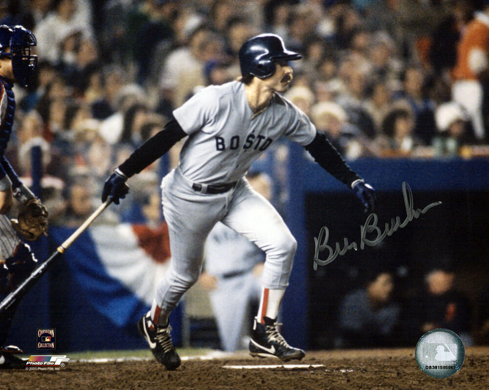 BUC08P102TW 8 x 10 in. Bill Buckner Signed Boston Red Sox World Series Batting Photo