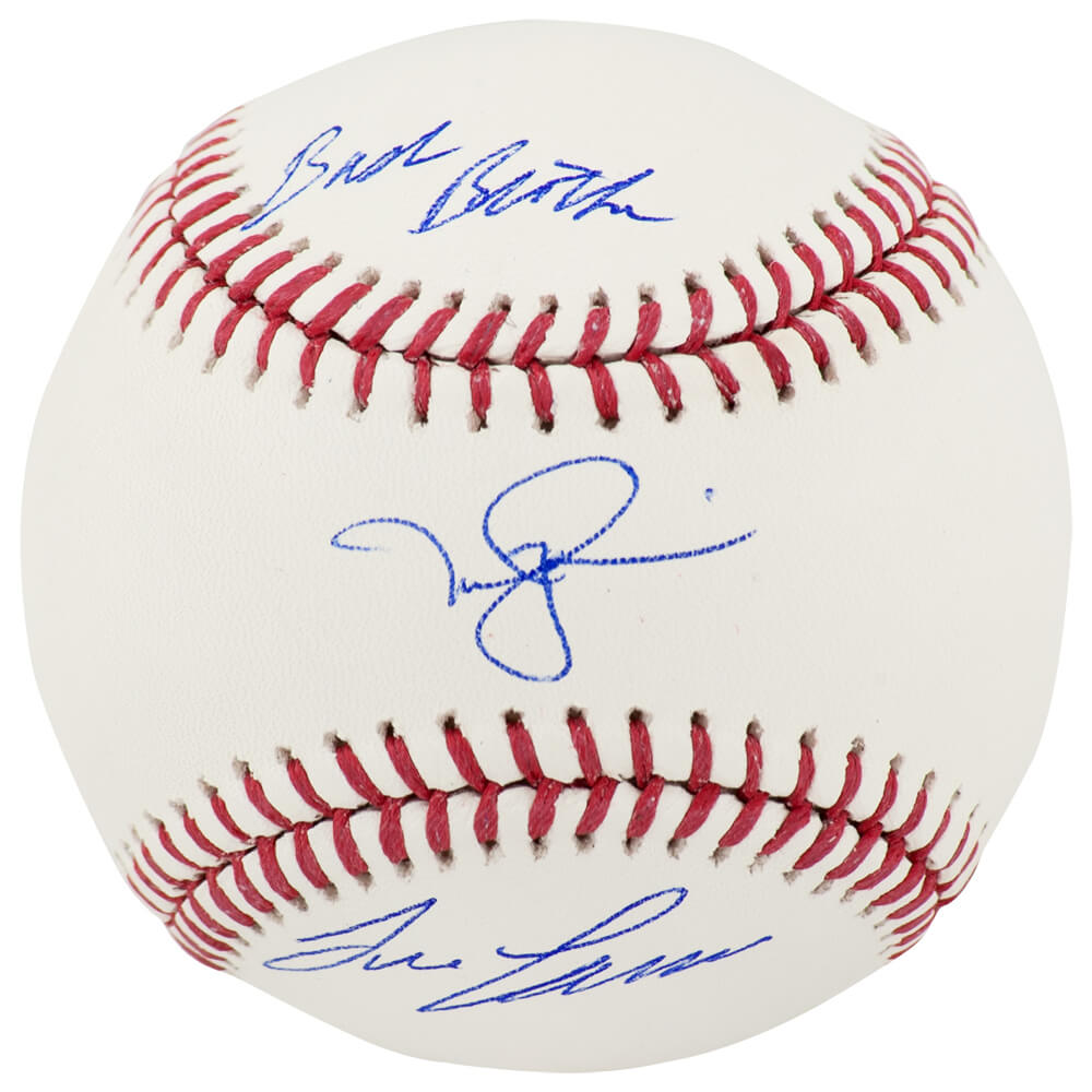 CANBSB114 Jose Canseco & Mark McGwire Signed Rawlings Official MLB Baseball with Bash Brothers