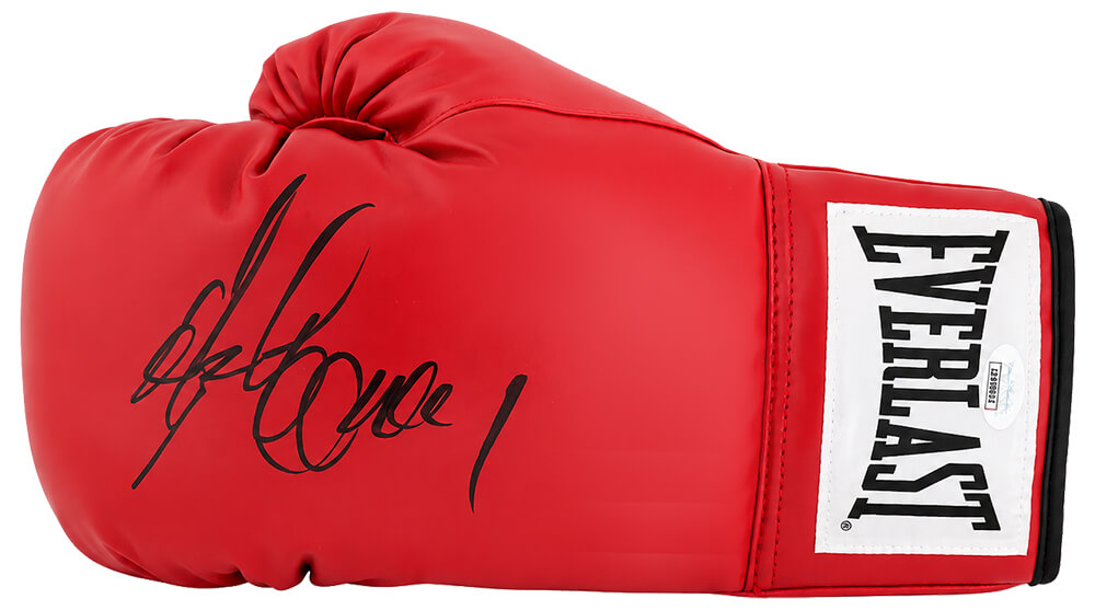 COOGLV504 Gerry Cooney Signed Everlast Red Boxing Glove - JSA