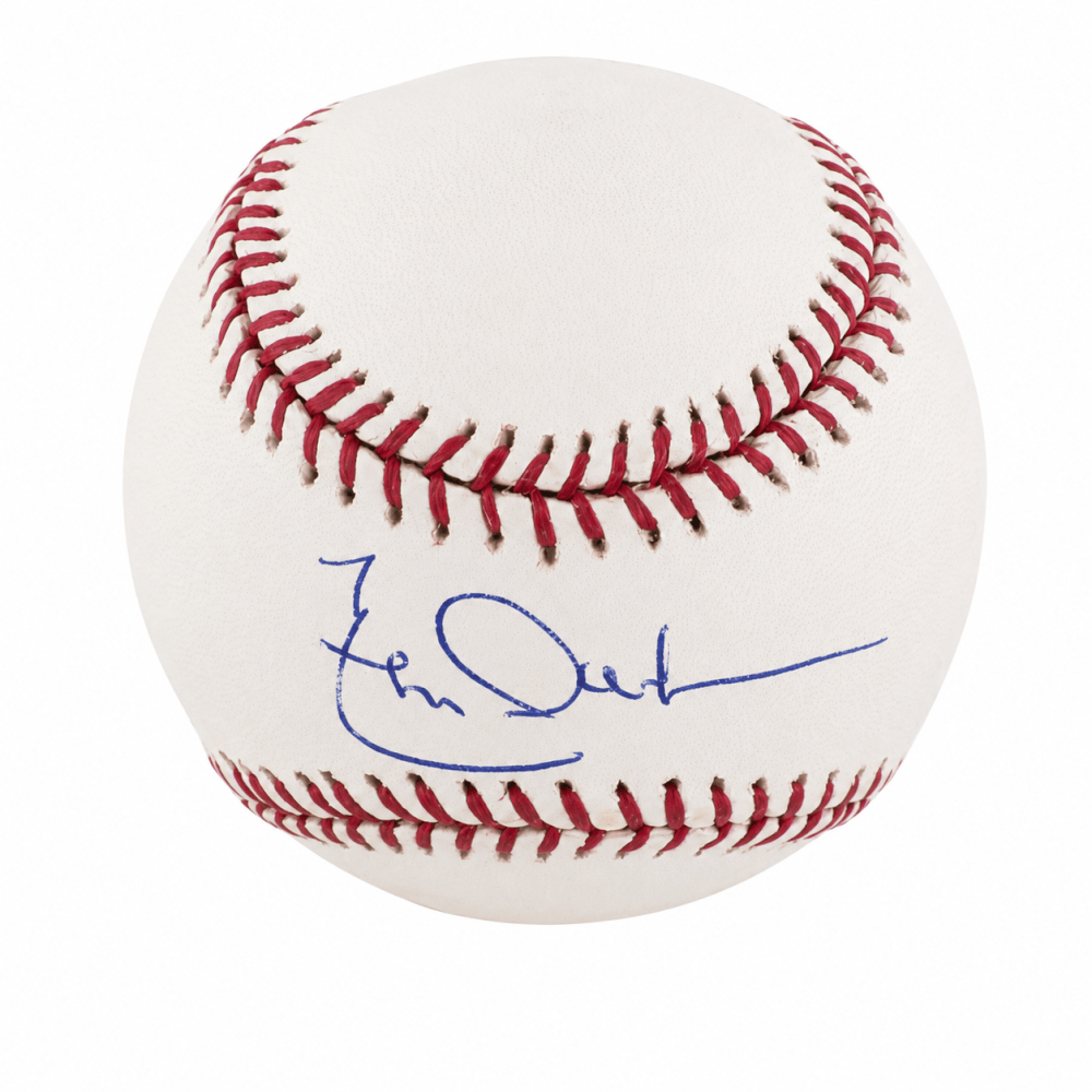 DURBSB102 Leon Durham Signed Rawlings Selig MLB Baseball