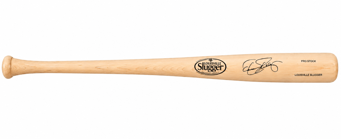 ECKBAT100 Dennis Eckersley Signed Louisville Slugger Pro Stock Blonde Baseball Bat - Fanatics