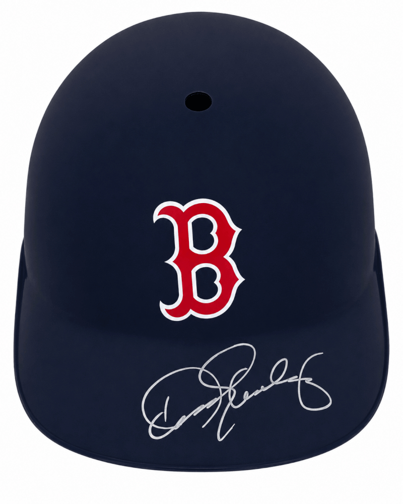 ECKBTH100 Dennis Eckerlsey Signed Boston Red Sox Souvenir Replica Batting Helmet - Fanatics