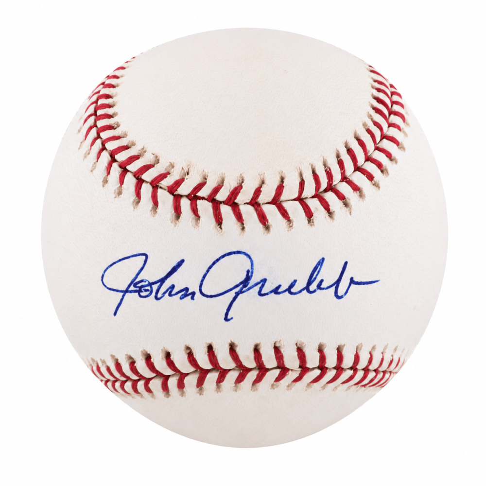 GRUBSB100TW Johnny Grubb Signed Rawlings Selig MLB Baseball