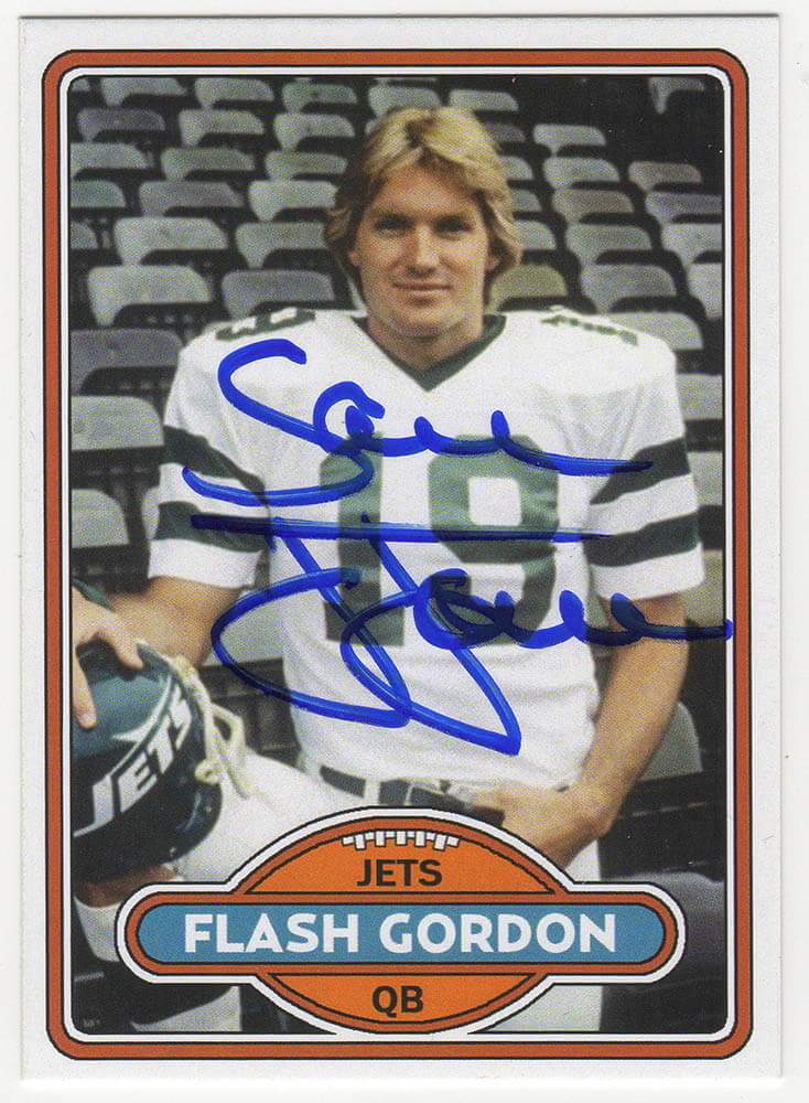 JONCAR520 Sam J. Jones Signed Jets Flash Gordon Custom Trading Card - No.FG-1