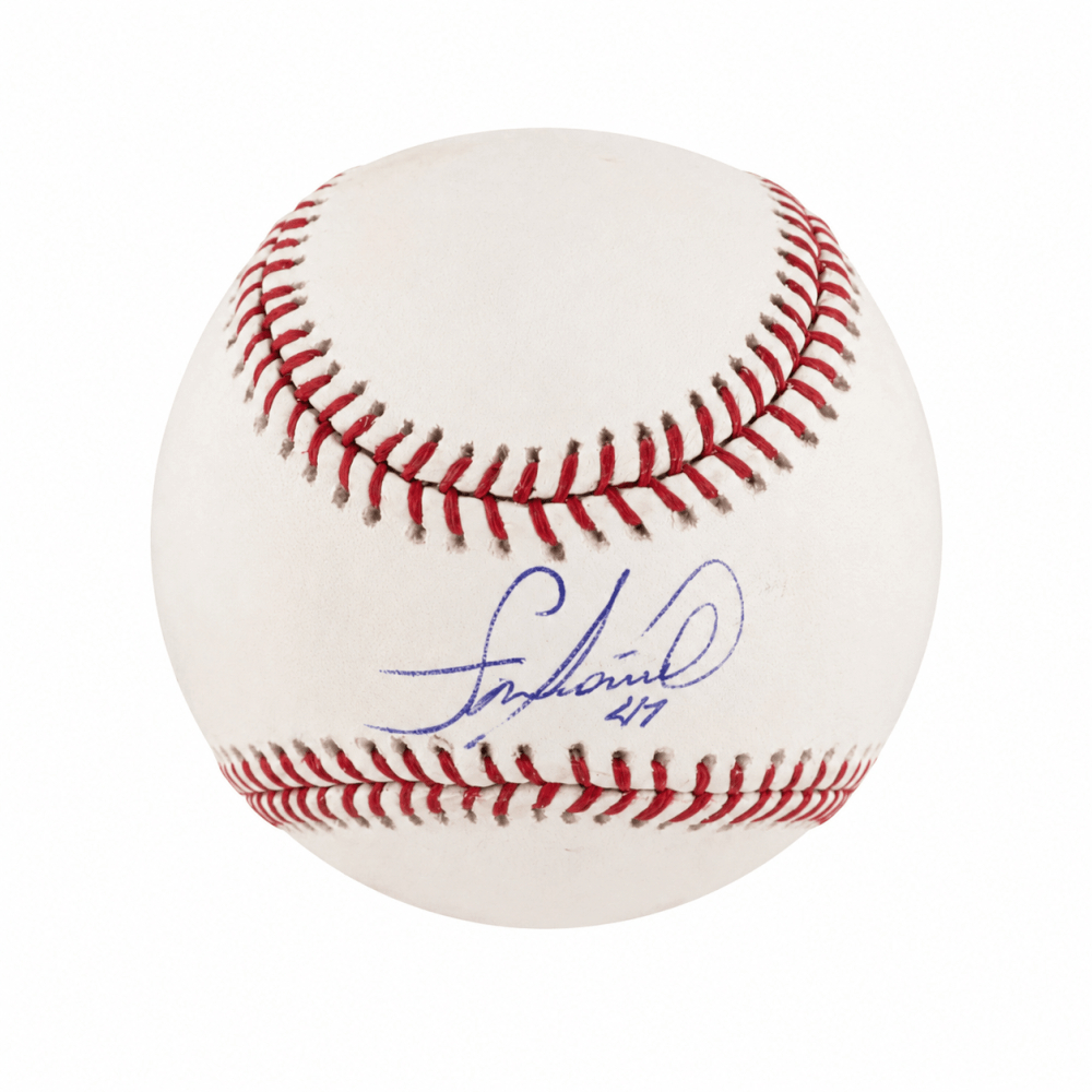LIRBSB100 Francisco Liriano Signed Rawlings Selig MLB Baseball