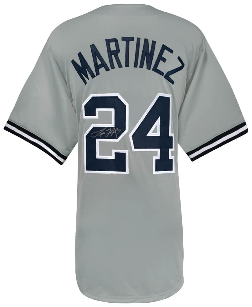 MARJRY110 Tino Martinez Signed Gray Custom Baseball Jersey
