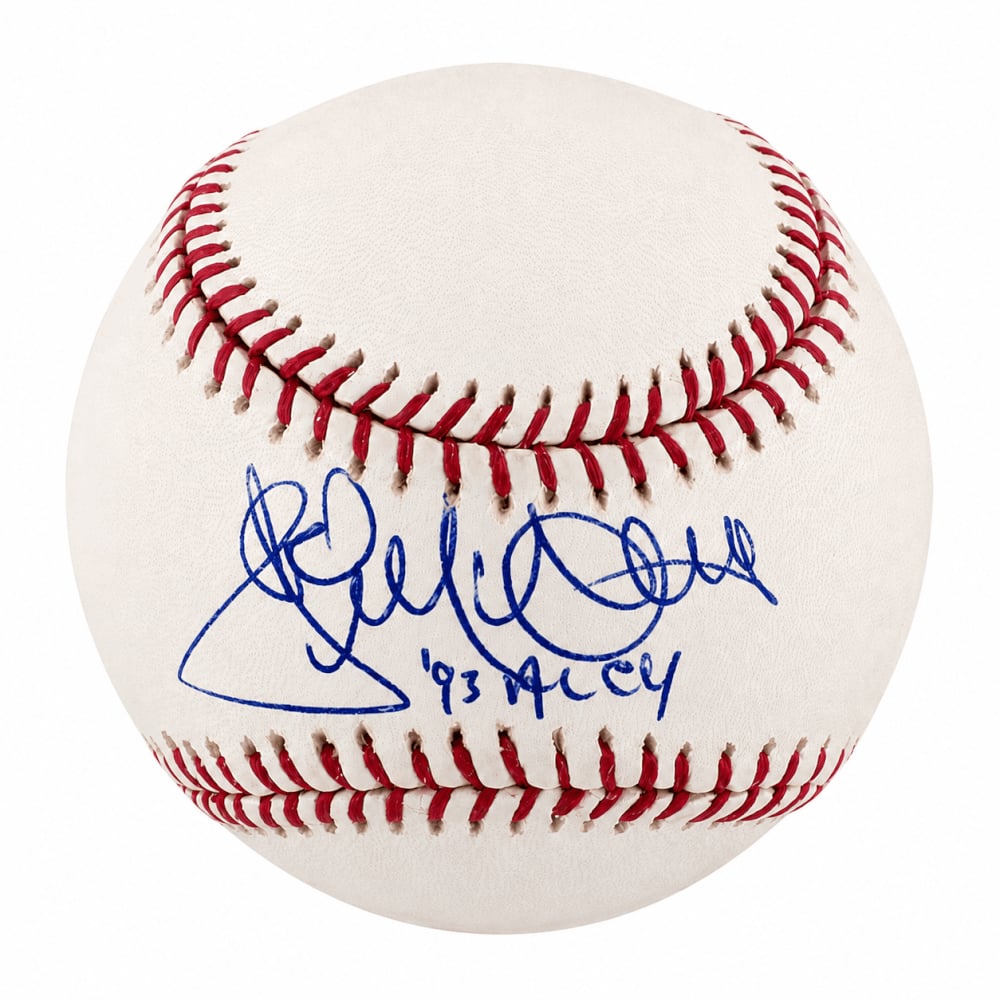 MCDBSB103 Jack McDowell Signed Rawlings Selig MLB Baseball with 93 AL CY