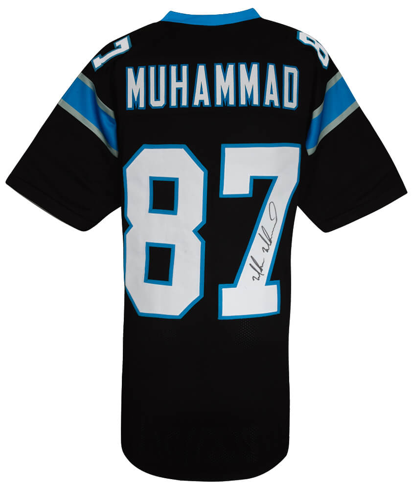 MUHJRY300 Muhsin Muhammad Signed Black Custom Football Jersey