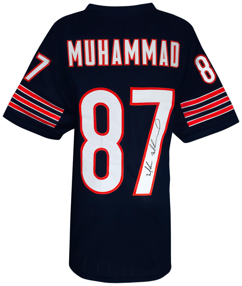 MUHJRY302 Muhsin Muhammad Signed Navy Custom Football Jersey