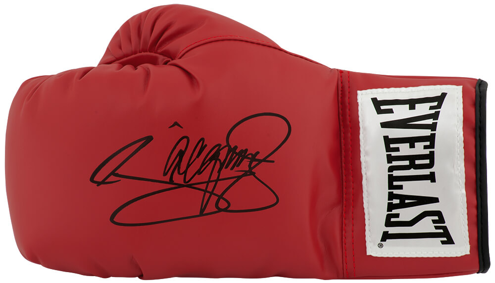 PACGLV508 Manny Pacquiao Signed Everlast Red Boxing Glove