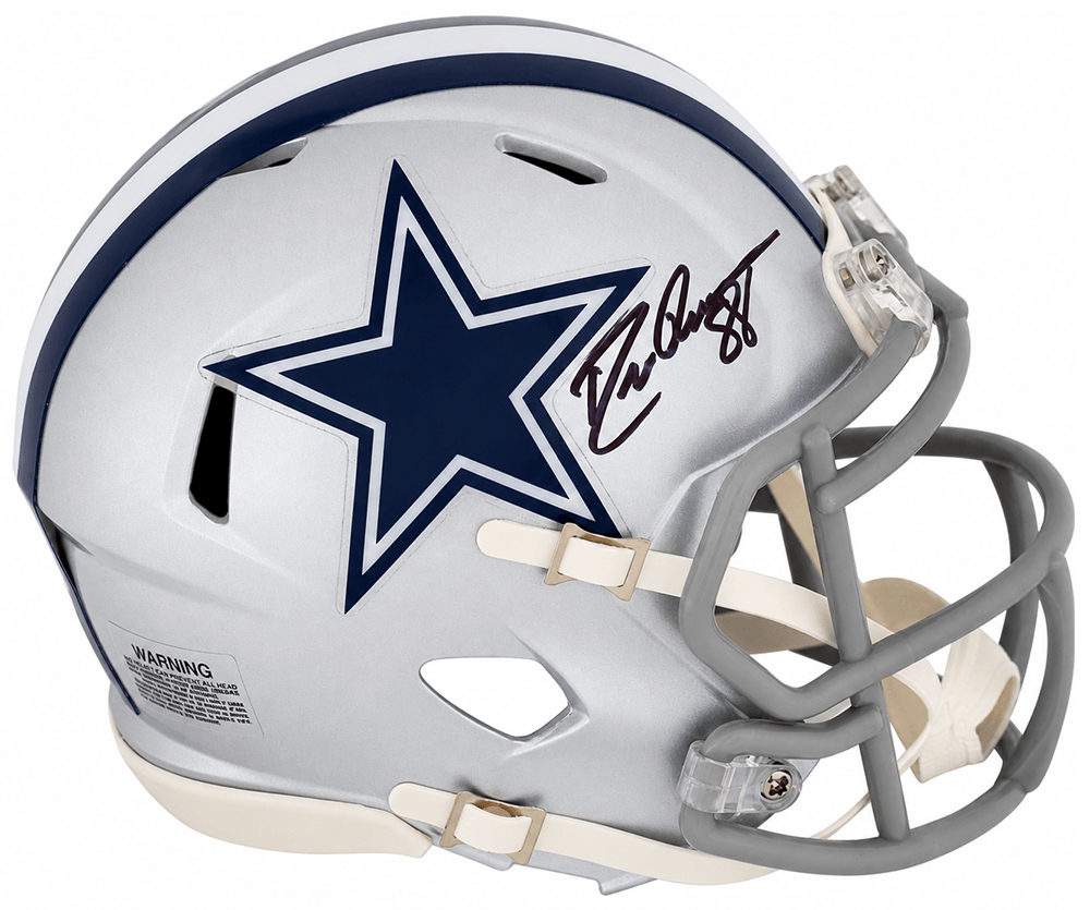 PEAMIN302 Drew Pearson Signed Dallas Cowboys Riddell Speed Mini Helmet