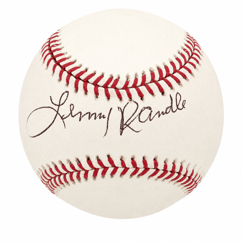 RANBSB100TW Lenny Randle Signed Rawlings Selig MLB Baseball