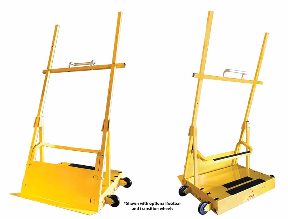 SCOOP 33.75 x 30 in. Scoop Dolly - Yellow