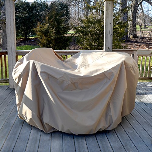 Picture of Blue Wave NU5562 All-Weather Protective Cover for 54 in. Round Table & Chairs with Umbrella Hole