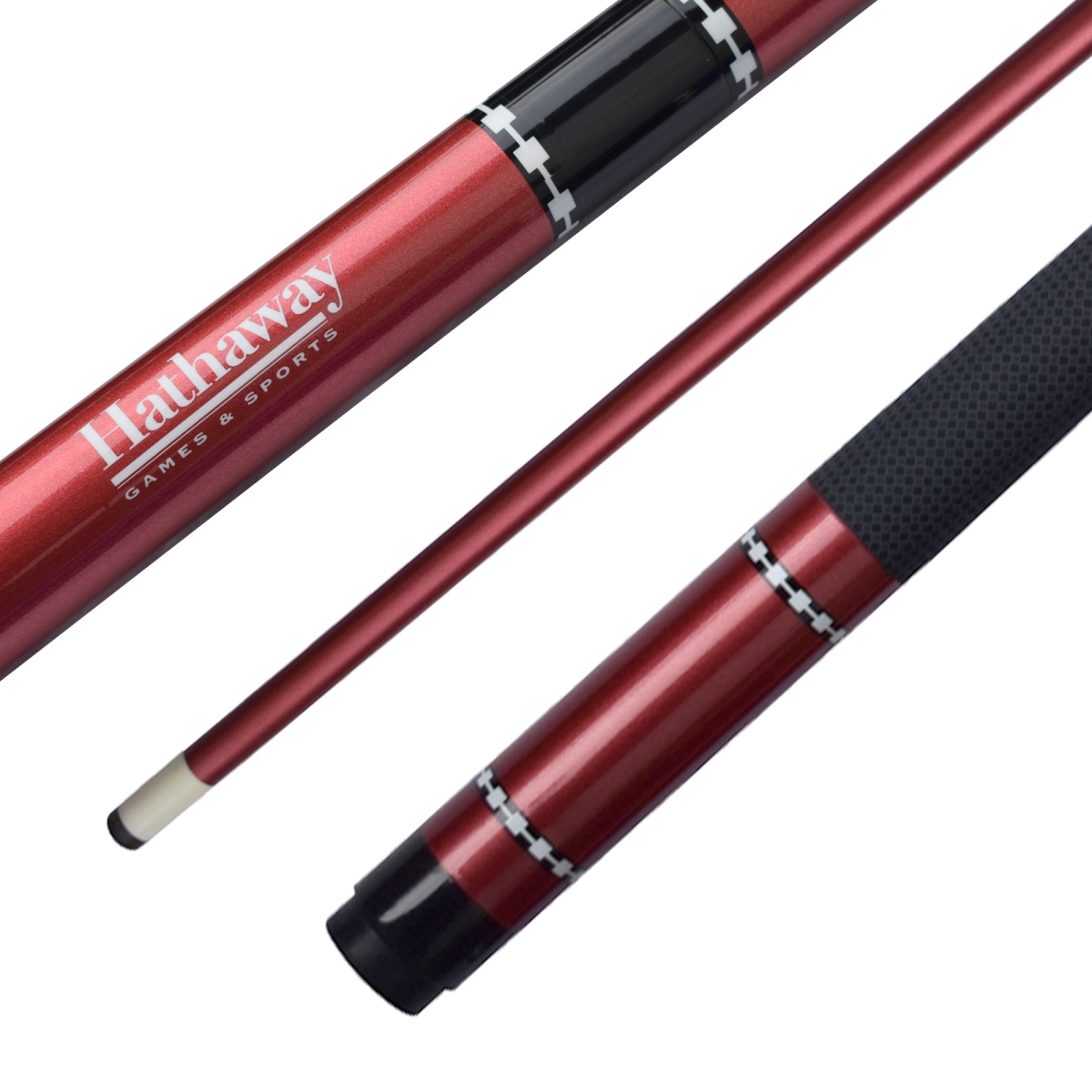 58 in. Conquest Fiberglass Cue, Red
