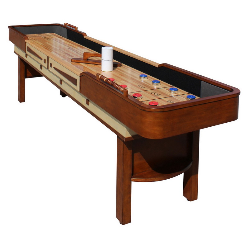 Picture of Carmelli NG1305 9 ft. Merlot Shuffleboard Table