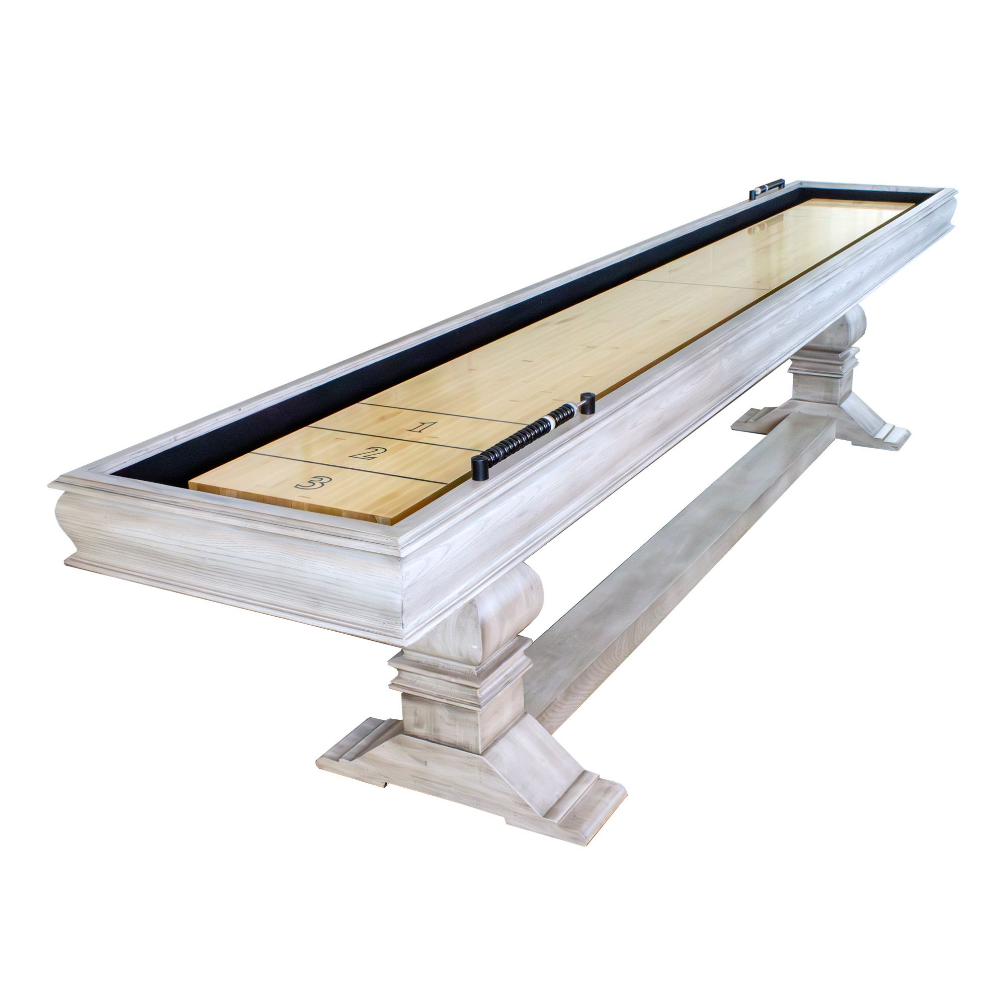 12 ft. Montecito Shuffleboard Table - Driftwood Finish