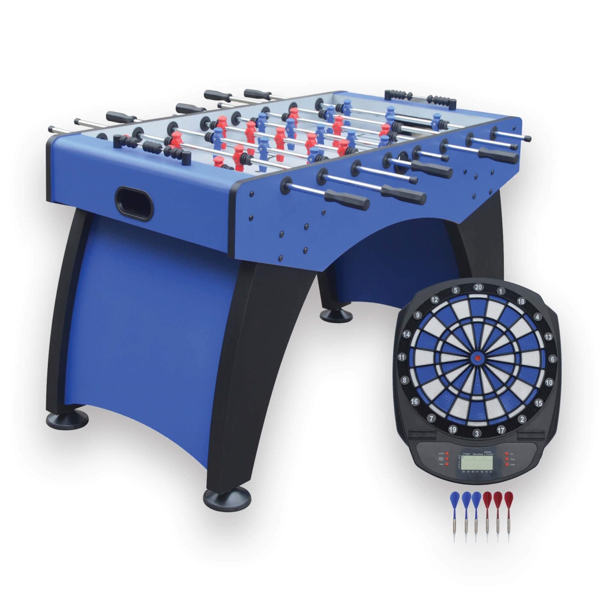 Picture of Blue Wave BG50352 54 in. Ventura Foosball Table with Electric Dart Board
