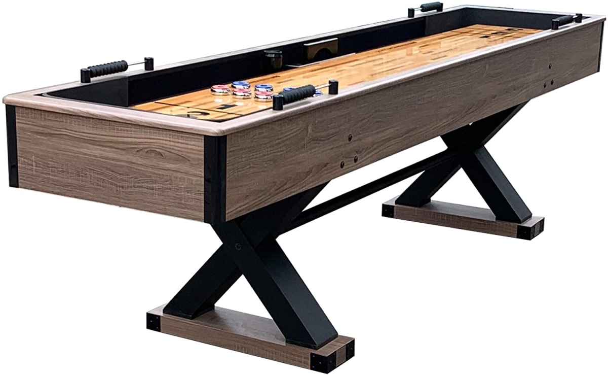 Picture of Blue Wave BG50356 9 ft. Excalibur Shuffleboard Table&#44; Driftwood