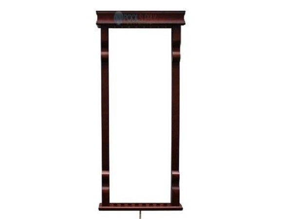 Picture of Blue Wave BG2571M Vintage Wall Billiard Pool Cue Rack - Rich Mahogany