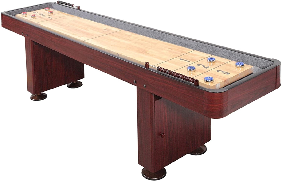 Picture of Blue Wave BG1210 9 ft. Shuffleboard Table&#44; Dark Cherry