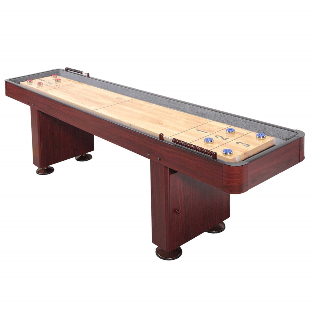 Picture of Blue Wave BG1214 12 ft. Challenger Shuffleboard Table&#44; Dark Cherry