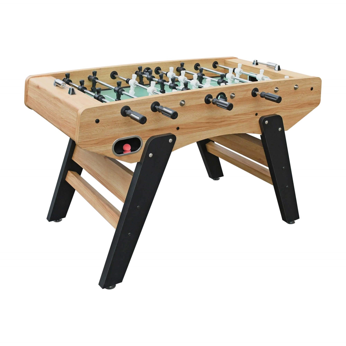 Picture of Blue Wave BG50382 35.5 x 29.5 x 59 in. Center Stage Pro Series Foosball Table&#44; Light Oak & Black - Green