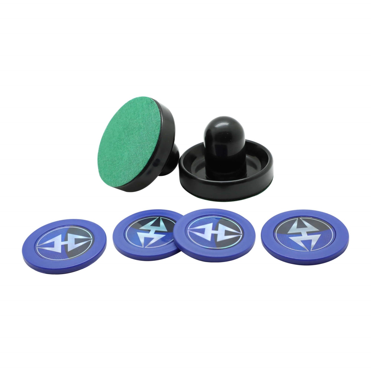 Picture of Blue Wave BG50384 Air Hockey 3.75 in. Strikers & 2.87 in. Puck Set&#44; Blue & Black