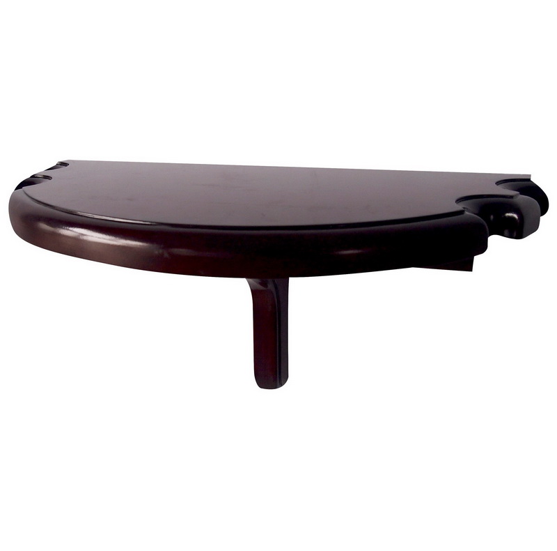 NG2552M Half Moon Shelf, Mahogony