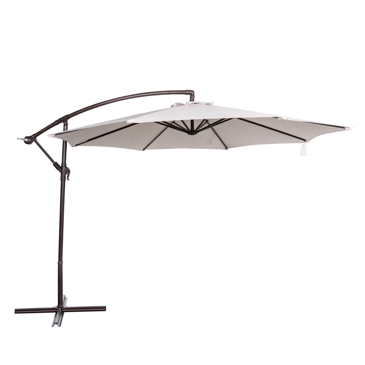 Picture of Blue Wave NU6889 10 ft. Breez-Tex Captiva Cantilever Spa Side Umbrella with Cover&#44; Champagne
