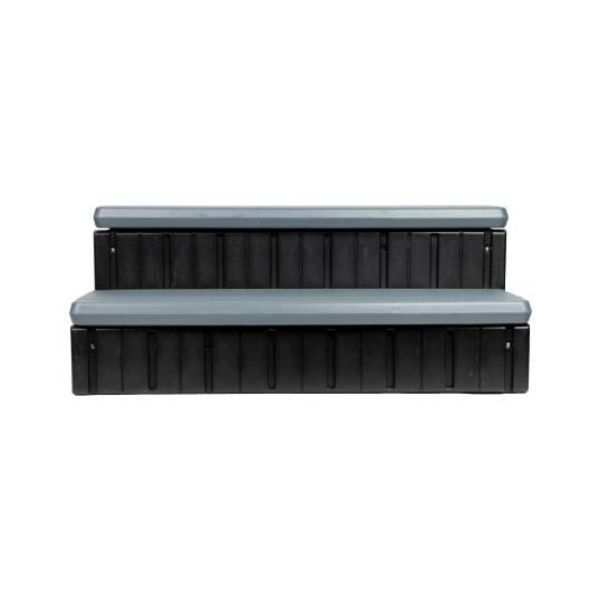 Picture of Blue Wave NP5878 Heatwave Spa Step with Storage&#44; Slate Gray