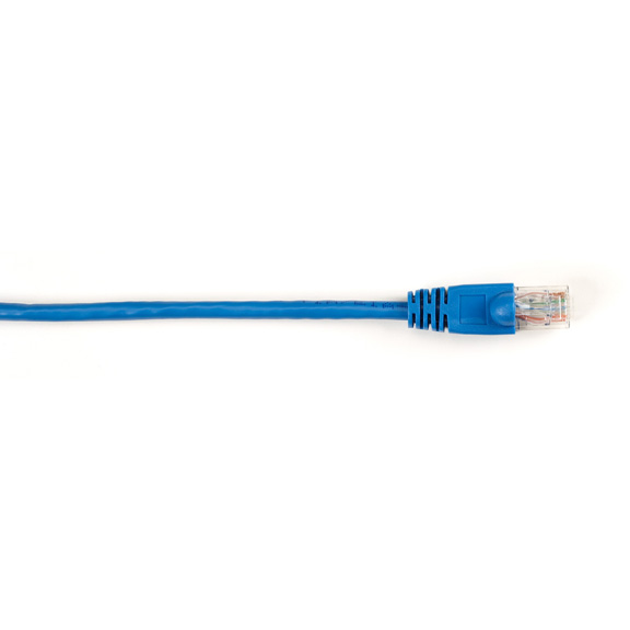 Picture of Black Box Network Services CAT6PC-025-BL CAT6 250 MHz Ethernet PVC Patch Cable - UTP, Snagless - Blue, 25 ft.