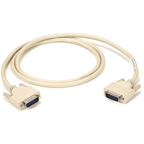EGM16T-0010-MM DB15 Thumbscrew Cable - Male-Male, 10 ft.