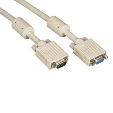 Picture of Black Box Network Services EVNPS06-0020-FF 20 ft. VGA Video Cable with Ferrite Core&#44; Female - Beige