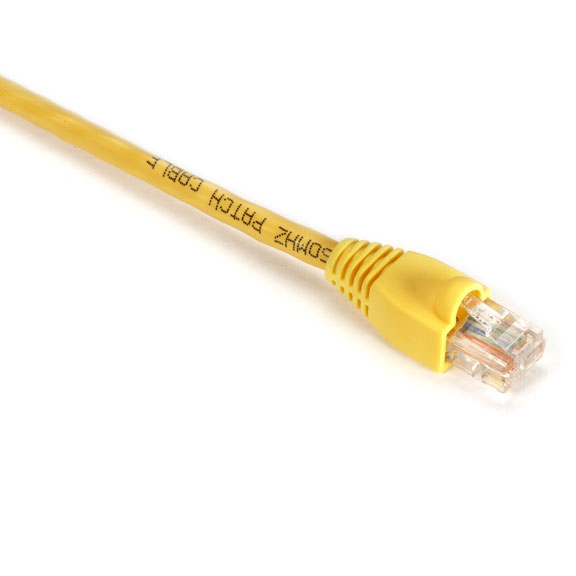 EVNSL84-0002 GigaBase 350 CAT5e Patch Cable - Snagless Boots, Yellow - 2 ft.