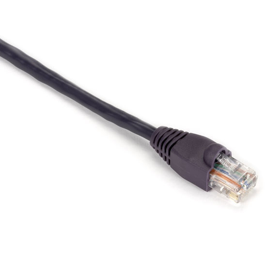 EVNSL88-0006 GigaBase 350 CAT5e Patch Cable - Snagless Boots, Purple - 6 ft.