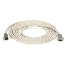 15 ft. Serial Null-Modem Cable, DB9 Female