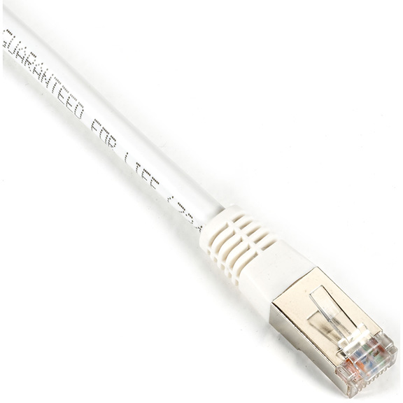 Picture of Black Box Network Services EVNSL0505MS-0025 CAT5e 350-MHz Shielded Solid Backbone PVC Cable - 24 AWG&#44; White - 25 ft.