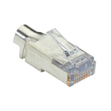 Shielded CAT6 EZ-RJ45 Modular Plugs, Pack of 100