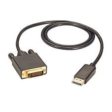 Picture of Black Box Network Services EVNDPDVI-0003-MM 3 ft. DisplayPort to DVI Cable - Male to Male