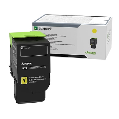 Picture of Lexmark 78C0U40 7000 Yield Ultra High Yellow Toner Cartridge