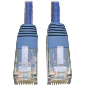 Cat6 Molded Male to Male Patch Cable, Black - 15 ft.