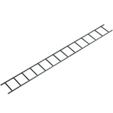 Picture of Black Box Network Services RM651-3PK 10 ft. x 12 in. Ladder Rack - Black
