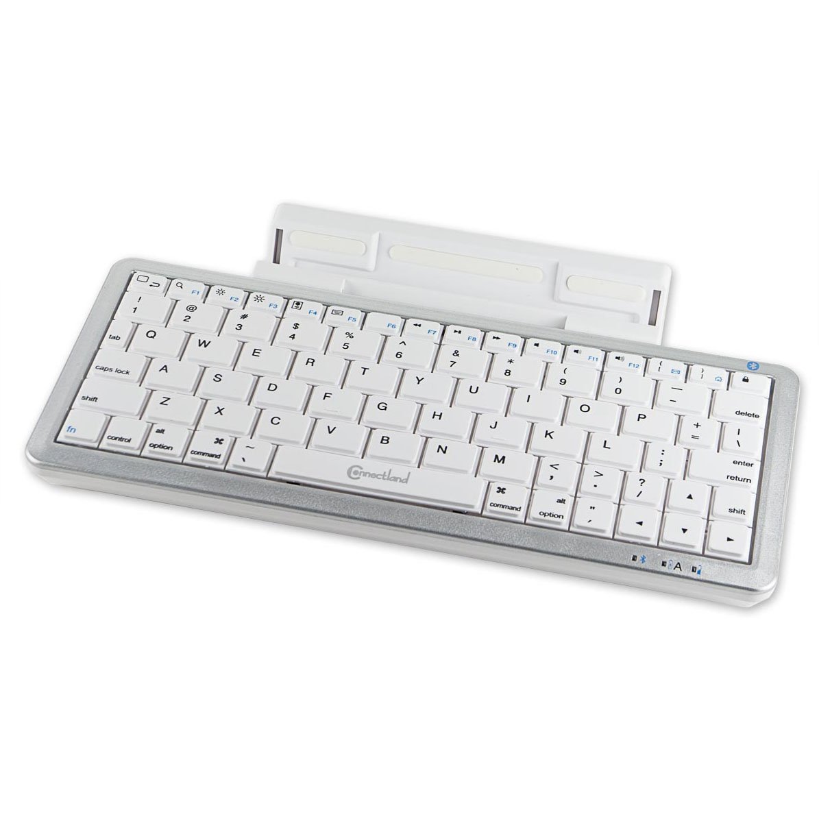Picture of SYBA Multimedia CL-KBD23024 3.0 Bluetooth Wireless Keyboard with Detachable Stand Support Tablet & Phones