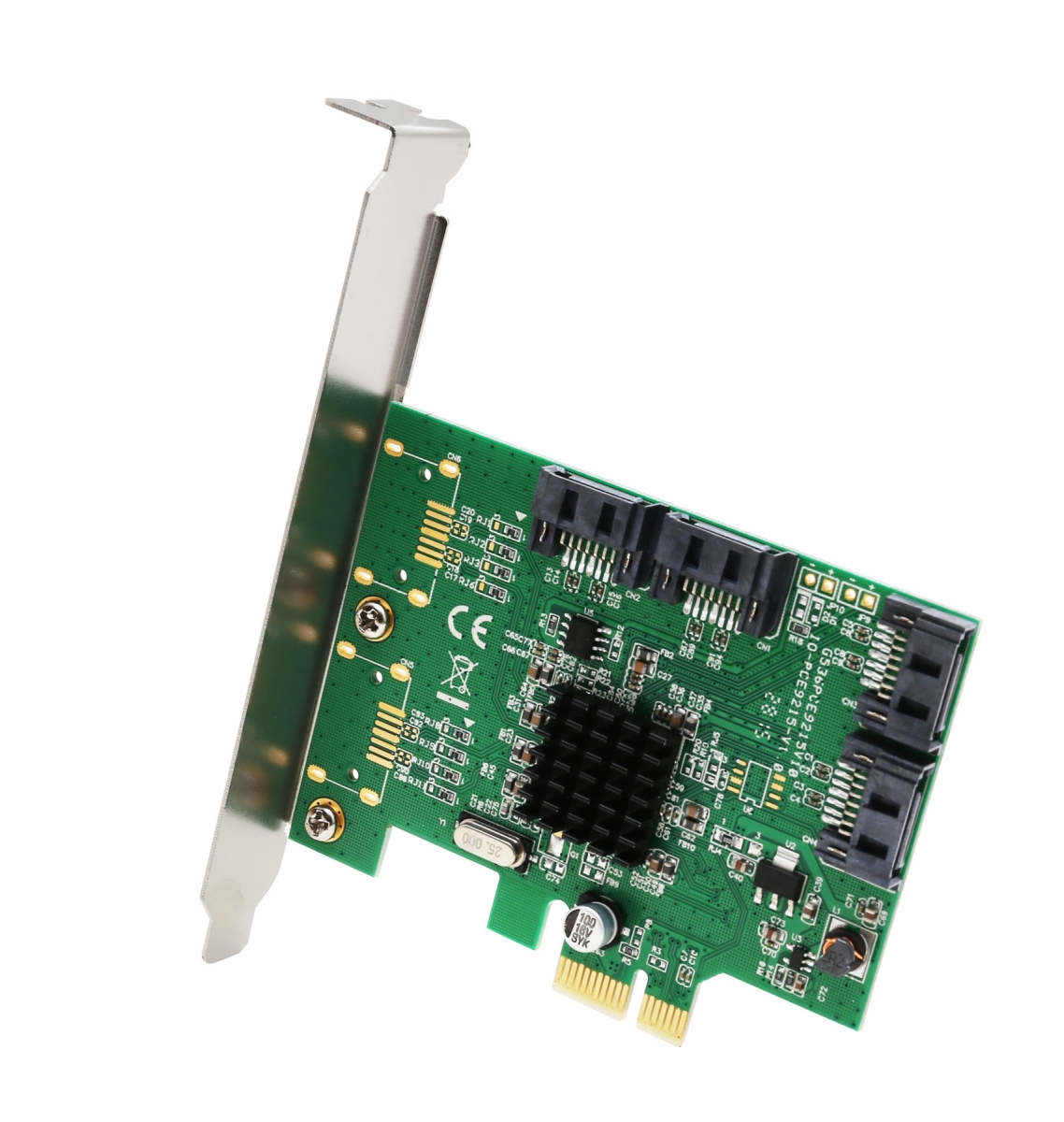 ST-PEX40176 PCIe 2.0 x1 4 Port SATA III NON-RAID Card
