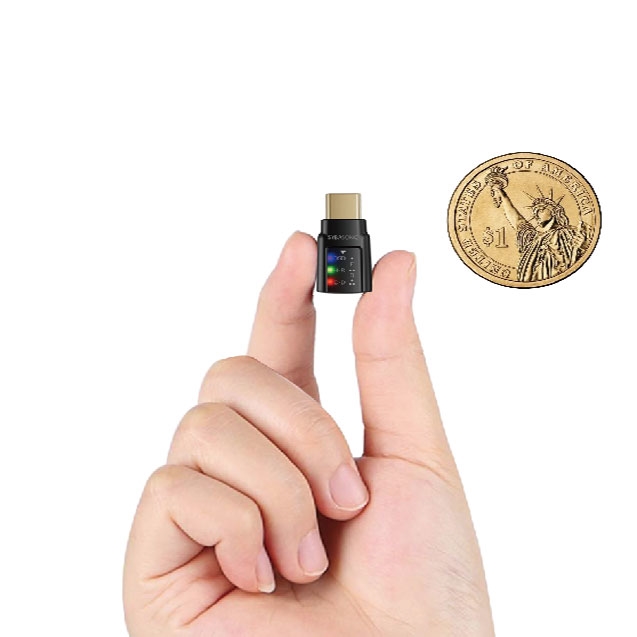SD-AUD20245 384K/32-bit DSD128 USB-C DAC Audio Adapter to 3.5mm Game sound booster