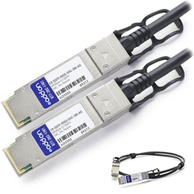 Picture of AddOn EX-QSFP-40GE-DAC-3M-AO Juniper Networks Compatible TAA Compliant 40GBase-CU QSFP plus to QSFP plus Direct Attach Cable