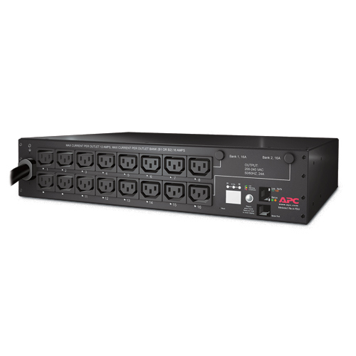 Picture of APC by Schneider Electric AP7911B Rack PDU, Switched - 2U - 30A - 208V - 16C13