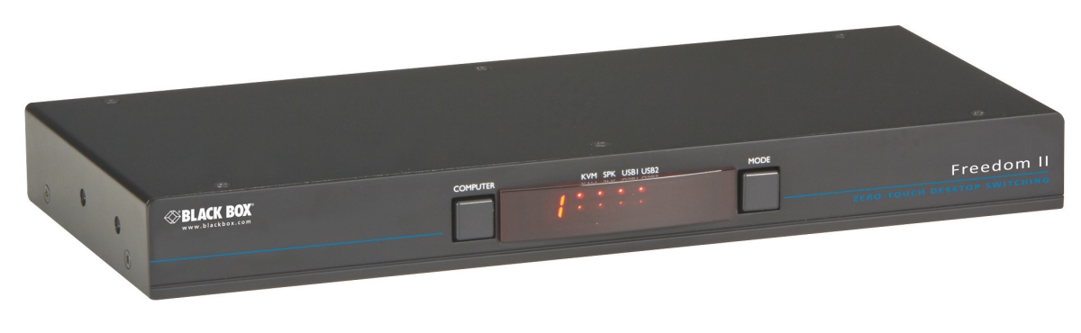 Picture of Black Box KV0004A-R2 Freedom II KVM Switch - 4 Port