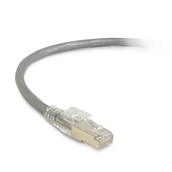 C6PC70S-GY-02 Hardened 2-FMM 4-UTP 48-VDC Edge Switch Cable, Gray - 2 ft.